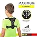 Leramed Posture Corrector for Women and Men - Back Brace, Effective Comfortable Adjustable Posture Correct Brace, Support, Kyphosis Brace, Muscle Pain Reliever, Back Pain Reliever