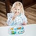 Bumkins Sleeved Bib / Baby Bib / Toddler Bib / Smock, Waterproof, Washable, Stain and Odor Resistant, 6-24 Months - Raindrops