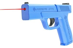 LaserLyte LT-TTL Laser Trainer Pistol Full Size Glock 19 with Realistic Size, Weight, Feel, Resetting 5.5lb Trigger Pull for Accuracy and Recoil Training