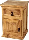 CD-Regal Aus Massivholz Pinie – Landhausstil, 39x129x22 Cm, Honigfarben