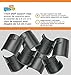 Honey-Can-Do SHF-01133 Adjustable Replacement Shelf Clips for Urban Shelving, Black, 4-Pack