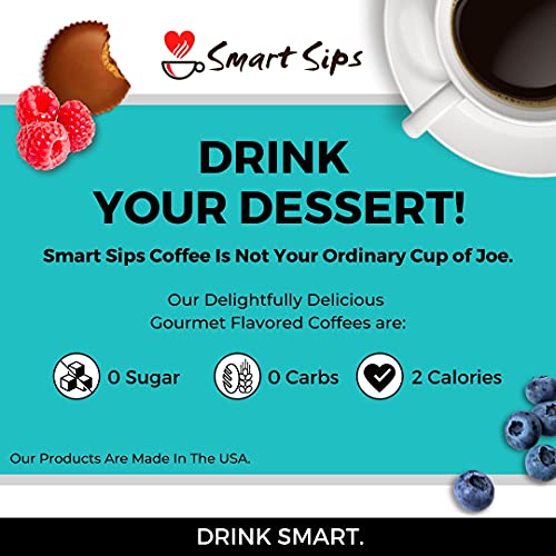 Decaffeinated Flavored Coffee Variety Sampler Pack, Single Serve Decaf