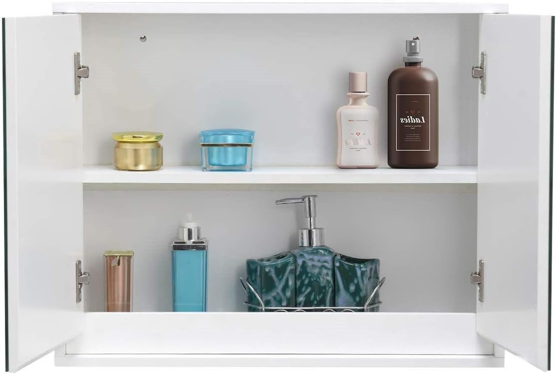 Amazon Com Starsun Depot Modern 22 X 18 Inch Bathroom Wall Mirror Medicine Cabinet Home Kitchen