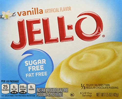 Jell-O Vanilla, Sugar Free-Fat Free Instant Pudding & Pie Filling, 1.5 oz