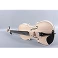 5 string violin 4/4 Full size unfinished White Violin Ebony Fittings Maple spruce wood DIY violin