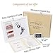 BABY HANDPRINT KIT - BABY HANDPRINT AND BABY FOOTPRINT KIT - Unisex Keepsake Frames for Babies + Baby Shower Wishes Card 2-4x6 Photo Folder, Unique Baby Gift For Registry by Anes