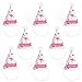 Flamingo - Party Like a Pineapple - Cone Happy Birthday Party Hats - 8 Count