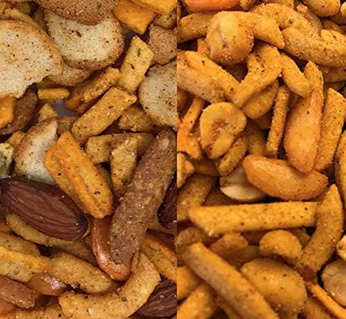 Habanerofire Spicy, Crunchy, Cajun Snack Mix; 2 Different Flavors, 2 One Pound Bags