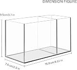 Uquelic Acrylic Pen Holder 2 Compartments Clear Desk Tidy Organizer view 6