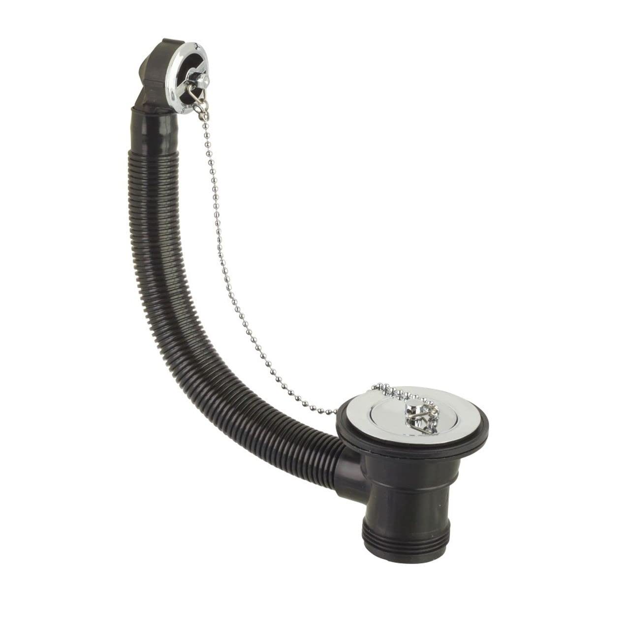 Bristan W BASIN15 C Round Vanity Basin Waste Slotted C, Chrome