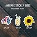 Trendy Teen Sticker Pack (Series 1), Waterbottle Stickers Pack, Cute Artsy Stickers Packs, Ipad Stickers, Backpack Stickers, Made in USA