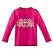 Girls' Long Sleeve Rashguard UPF 50+ Sun Swimming Pool & Beach Kids Toddler Swim Shirt
