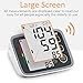 Wamlife Blood Pressure Monitor Upper Arm with Easy to Use, Large Display & Voice, Wide-Range Cuff for Home (Classical Black)