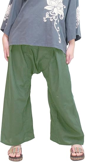 Amazon Co Jp Pt13緑 グリーン やわらかコットン タイパンツ Mサイズ 夏 レディース 涼しい コーデ エスニック Mサイズ 綿 コットン 七分丈 ロング フィッシャーマンパンツ 着心地 ヨガ メンズ イージーパンツ ファッション 無地 ダンス ブラック 部屋着 アジアン 黒