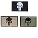 3 Pieces Punisher Morale Tactical Patch