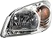 CPP Driver Left Side Headlight Headlamp for 05-10 Chevrolet Cobalt, 07-09 Pontiac G5