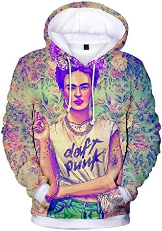 ALIDONE Frida Kahlo Mexican Painter 3D Print Men's and Women's Hoodies Long Sleeve Pullover