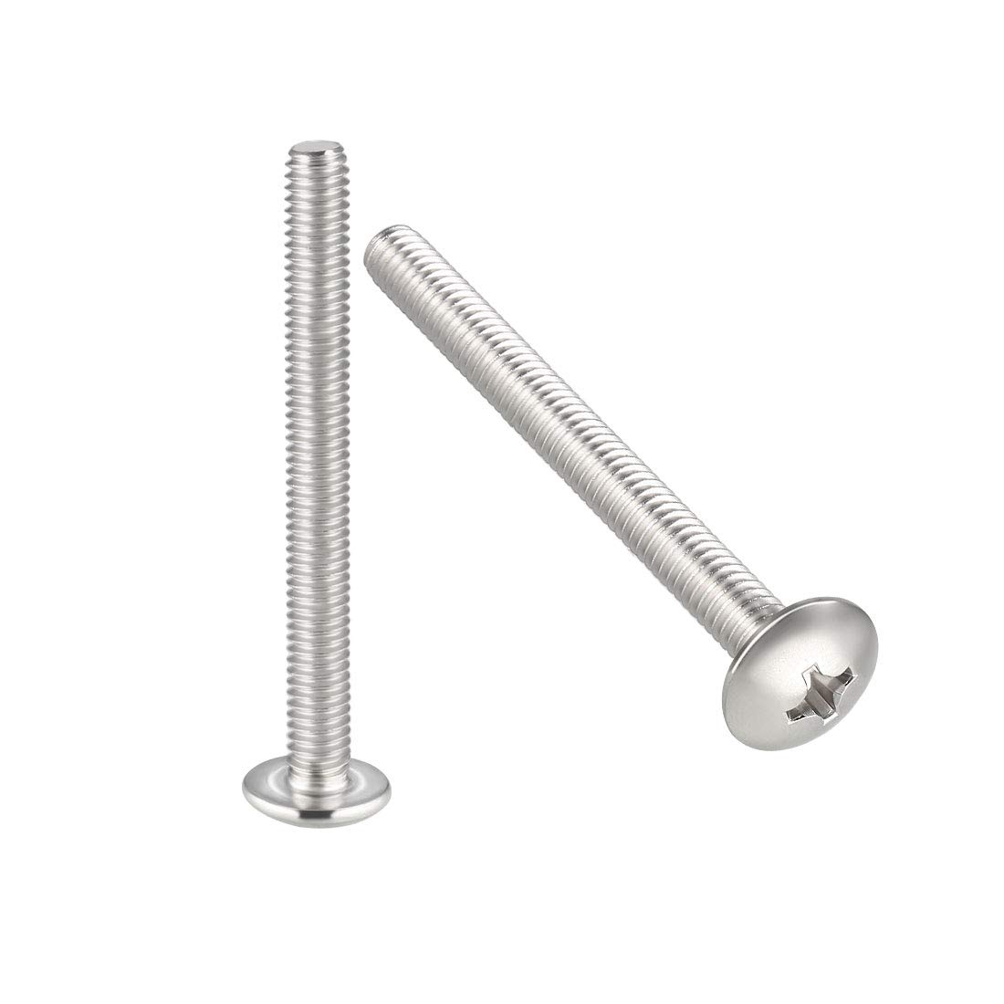 sourcing map Machine Screws, M4x40mm Phillips Screw, 304 Stainless Steel, Fasteners Bolts 20Pcs