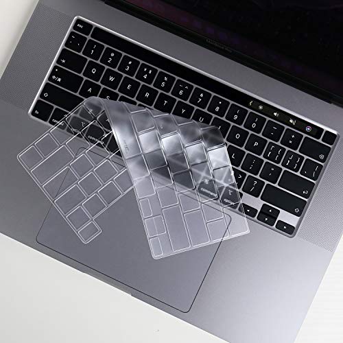 Premium Ultra Thin Keyboard Cover for Newest MacBook Pro 16.1-Inch A2141 2019+, Ultra Soft-Touch Keyboard Skin for MacBook 16.1", US Layout