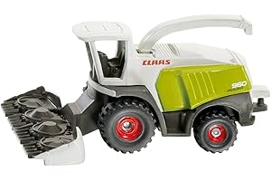Siku 1418, Claas Forage Harvester, Metal/Plastic, White/Green, Swivelling Ejection Pipe