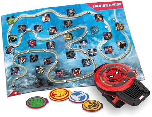 - Treinador de Super-Heróis Vingadores, Avançar para Completar Missões, Saltar, Lutar e Mover-se, Ouça Dicas dos Heróis do Universo Marvel, Dificuldade Progressiva, Idades a partir dos 5 anos (20002)