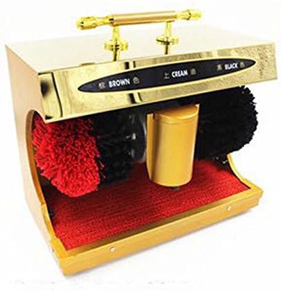 QFFL Shoe Polisher Automatic Sensor Vertical Shoeshine Household Dual Motor Electric Shoe Brush Machine Color Optional Shoe Brushes (Color : A)