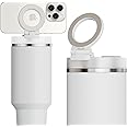Litaget for Stanley Cup Phone Holder with Magnetic Phone Holder for Quencher H2.0 FlowState Tumbler Foldable Stand Water Bottle for Stanley Cup Accessories Hands Free for All Phones Cases