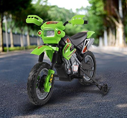 HOMCOM 6V Kids Child Electric Motorbike Ride on Motorcycle Scooter Children Toy Gift for 3-6 Years (Green) - Image 4