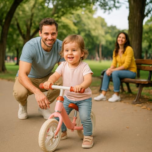 Bicicleta de Equilíbrio Wild Infantil Kidino - Sem Pedal, Balance Bike Estável e Segura +12 Meses – Desenvolve Coordenação Motora e Equilíbrio para Crianças