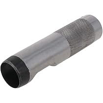 uxcell 14mm Dia Metal Knurled Shank Hollow Hole Punch for