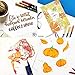 MozArt Supplies Dual Tip Brush Pen Marker Set - 12 Colors Calligraphy Markers - Flexible Brush & Fineliner Tips - Watercolor Effects - Art for Adult Coloring Books, Lettering, Bullet Journal Pens