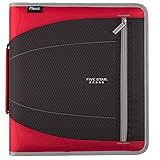 Five Star 2 Inch Zipper Binder, 3 Ring