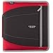 Five Star 2 Inch Zipper Binder, 3 Ring Binder, Removable File Folders, Durable, Red (73283)