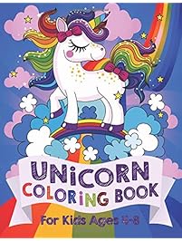 Unicorn Coloring Book: For Kids Ages 4-8 (US Edition)