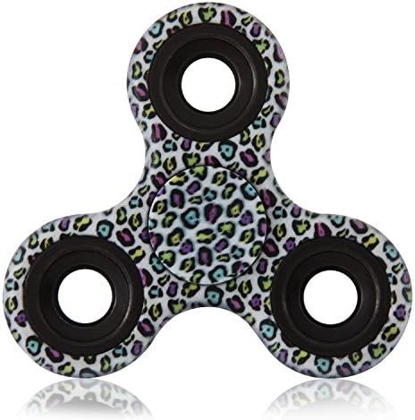 Phetron Fidget Spinner, Hand Spinner Toy Stress Reducer - Perfect for ADD, ADHD, Anxiety and Autism Adult Children for Killing Time (Camouflage Leopard Colorful Flower)