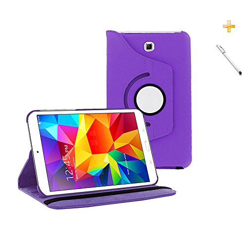 Capa Case Galaxy Tab A - 8.0´ P350 / P355 Giratória 360 / Caneta Touch (Roxo)