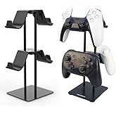 Monzlteck Desktop Controller Holder for PS4/PS5/Xbox ONE/Switch Pro/Headset, Controller Organizer,Gaming Accessories