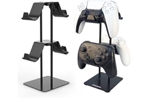 Monzlteck Desktop Controller Holder for PS4/PS5/Xbox ONE/Switch Pro/Headset, Controller Organizer,Gaming Accessories