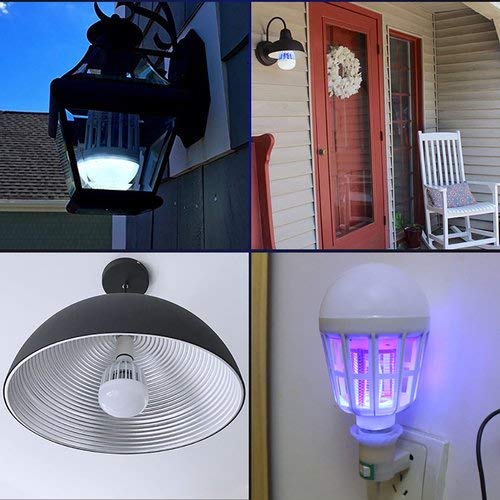 Easyflower Novel and Unique Mosquito Repellent Lamp Night Light for Insect Flies Repellent Blue Lighting 110V - Thumbnail 2