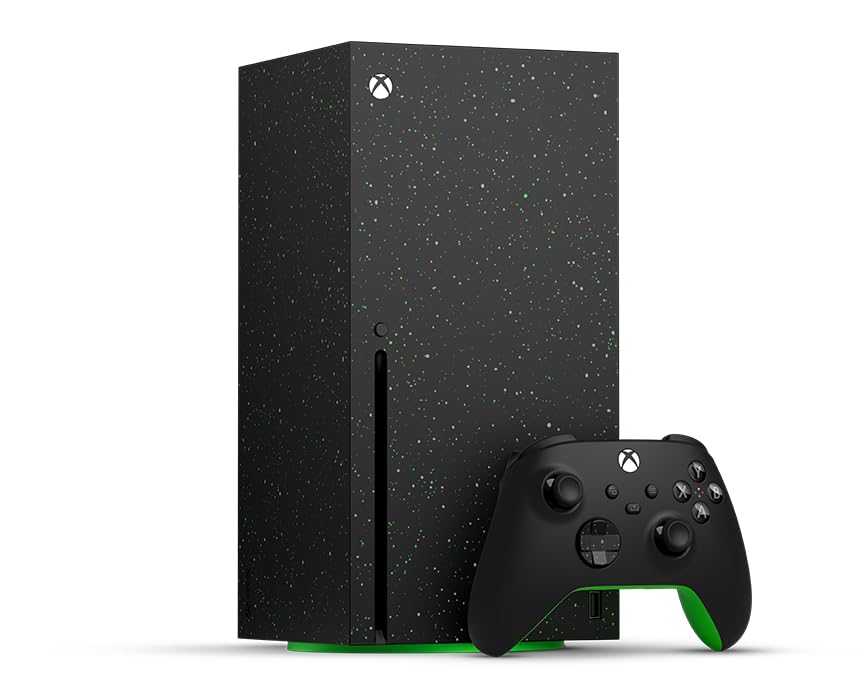 Xbox Series X 2 TB Disc Drive Galaxy Black Special Edition Bundle Includes Special Edition Wireless Controller