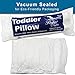 My Perfect Nights Toddler Pillow With Pillowcase 13 x 18 White