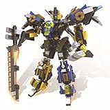 SZJJX Building Blocks Kits Playset 4 in 1 Robot Buildable Toys Educational Construction Bricks Sets 1200PCS DIY Assembly 6225