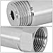 Stainless Steel M18 x 1.5mm Straight O2 Sensor Spacer Adapter Isolator Extender 1-3/8