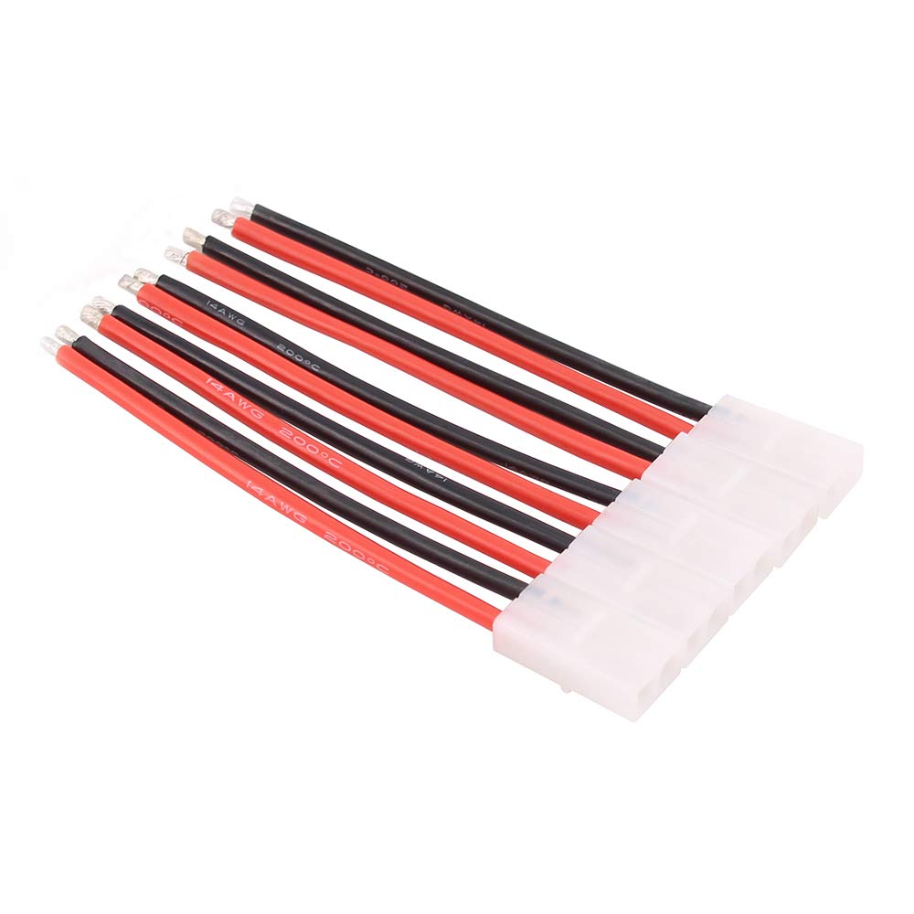 BDHI 5pcs compatible with Tamiya Female Connector Adapters Cable with 10cm 14awg Wire(BDHI-47)