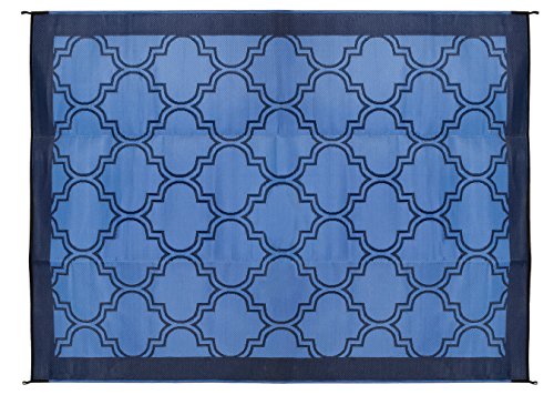 Camco Large Reversible Outdoor Patio Mat – Mold and Mildew Resistant, Easy to Clean, Perfe ...