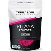 Terrasoul Superfoods Organic Freeze-Dried Pitaya Powder (Dragonfruit), 3.5 Oz - Vibrant Color | Antioxidants | Vitamin C