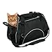BENCMATE Soft Side Pet Carrier Travel Bag for Small Dogs and Cats Airline Approved Under Seat Black