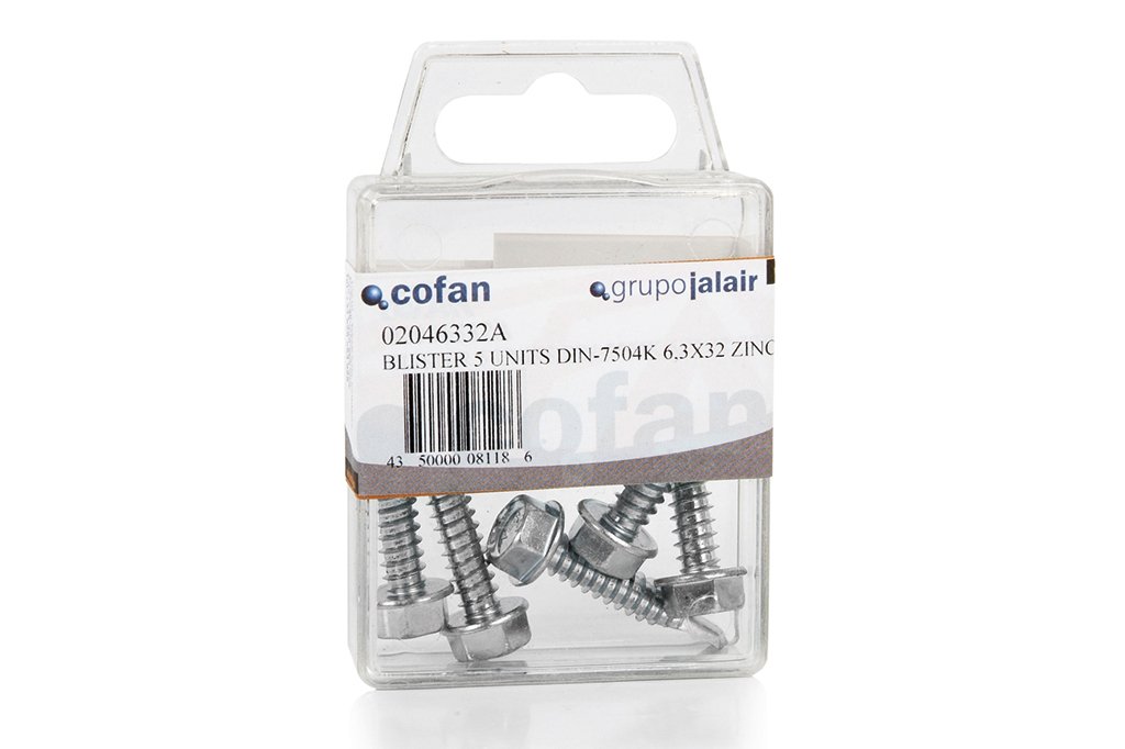 CoFan 02044216 A – Pack of 8 autotaladrantes Hex Head (4.2 x 16 mm DIN 7504)