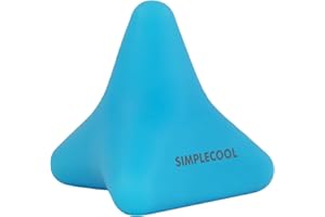 SIMPLECOOL Trigger Point Massage Tool. Massager Ball for Deep Tissue Myofascial Release Physical Therapy Foot Plantar Fasciitis Pain Relief Muscle Knot Psoas Hip Flexor Iliacus Release. 3×2.6 in (Blue)