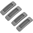 LAIYOHO 4pcs Self-Adhesive Handles, Glass Door Handles, Auxiliary Pullers for Doors and Windows, Cabinets